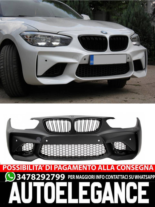 Front bumper suitable for BMW 1 Series F20 F21 LCI (2015-06.2019) M2 Design 