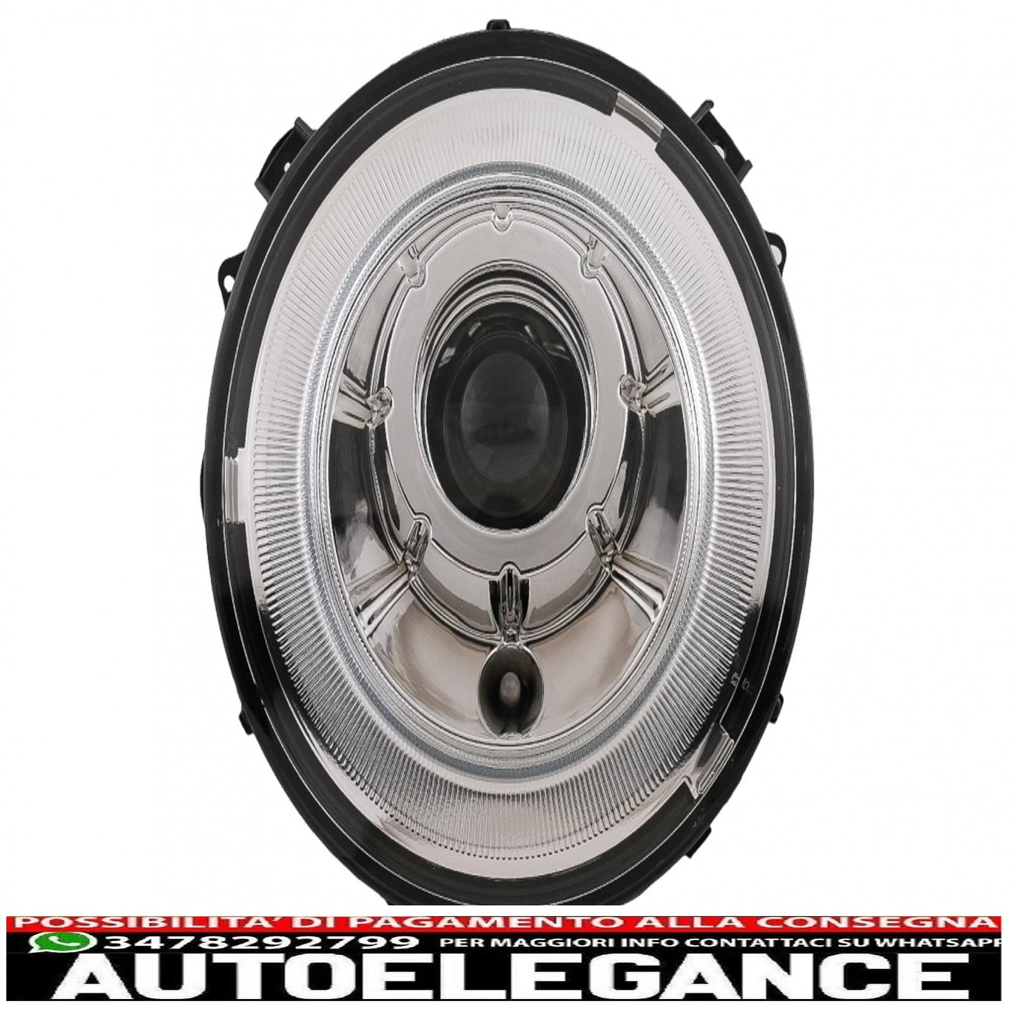 original look bi-xenon headlights suitable for mercedes g-class w463 (2005-2017) chrome 