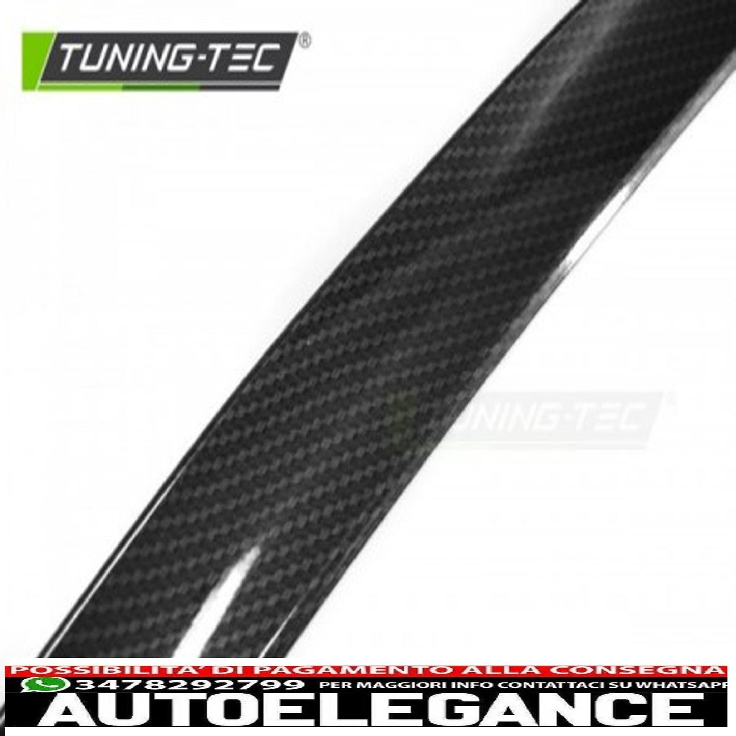 spoiler per bagagliaio stile sportivo carbon look adatto per bmw f10 10-16