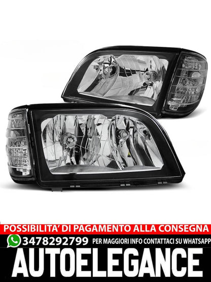 FARI NERI per MERCEDES W140 CLASSE S 03.91-10.98