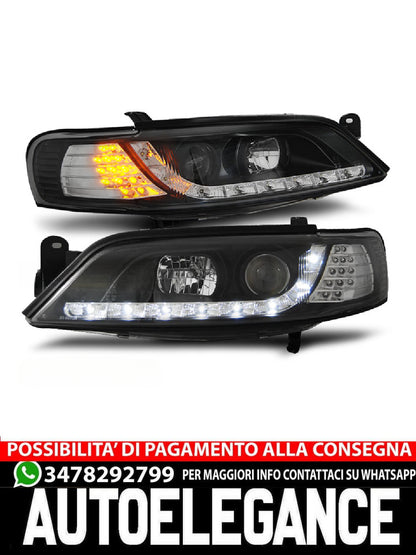 OPEL VECTRA B 11.96-12.98 BLACK LED DIRECTION INDICATOR DAYTIME LIGHT 