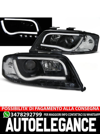 BLACK HEADLIGHT TUBE SUITABLE FOR AUDI A6 06.01-05.04 