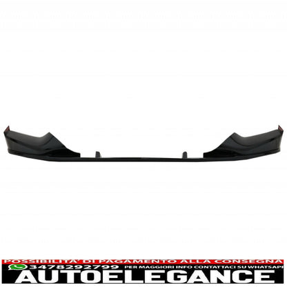 Labbro spoiler paraurti con diffusore ed estensione minigonne laterali adatto per bmw serie 5 g30 limousine g31 touring (2017-2019) m design sportivo