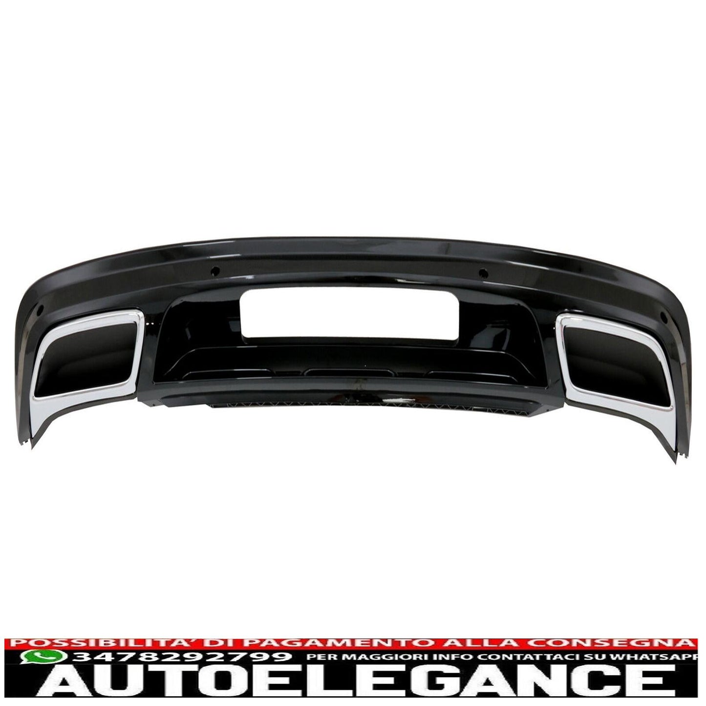 Diffusore paraurti per VW Tiguan II Mk2 AD BW 16-05.20 R-Line Look