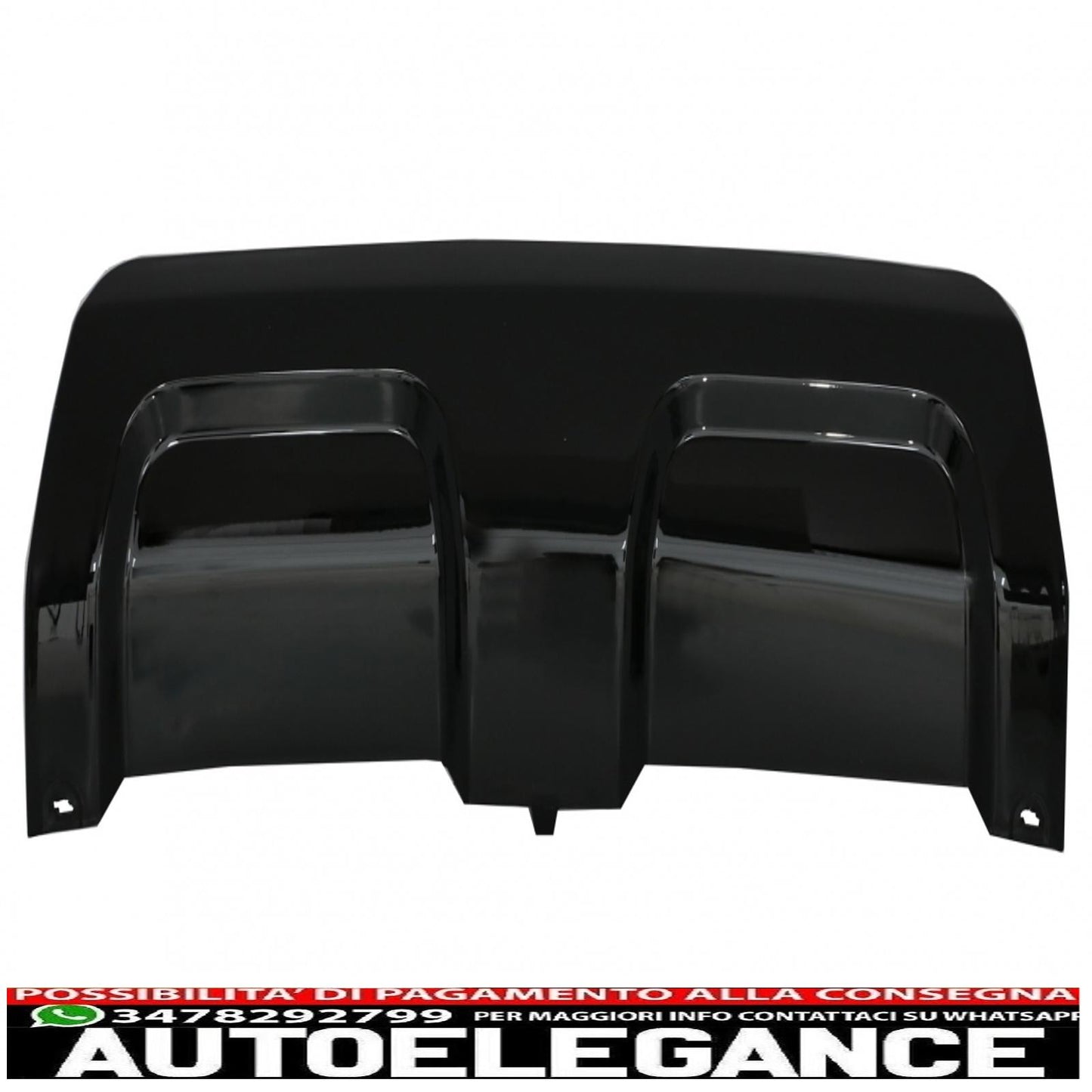 Rear Bumper Skid Plate Fit For Land Rover Range Rover Sport L494 (2013-2017) Piano Black 
