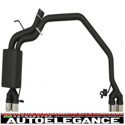 diffusore con sistema di scarico doppi terminali di scarico adatti per bmw serie 5 f10 (2011-2016) 102-433/70rs