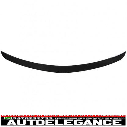 trunk spoiler suitable for mercedes e class w212 (2009-2016) piano black