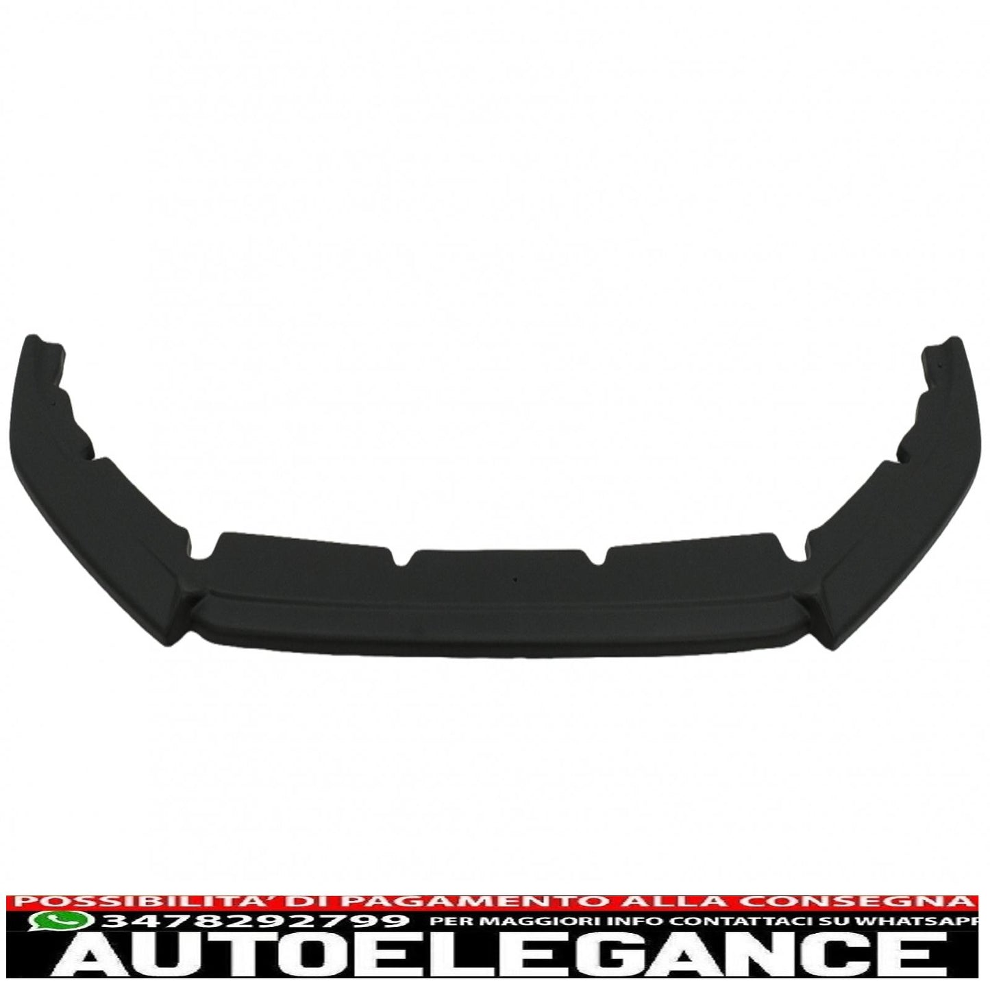 Front Bumper Lip Extension Spoiler Fit For Ford Puma (2019-up) Black 