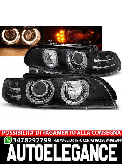 FARI ANGEL EYES NERO INDICATORE DI DIREZIONE A LED BMW E39 09.95-06.03