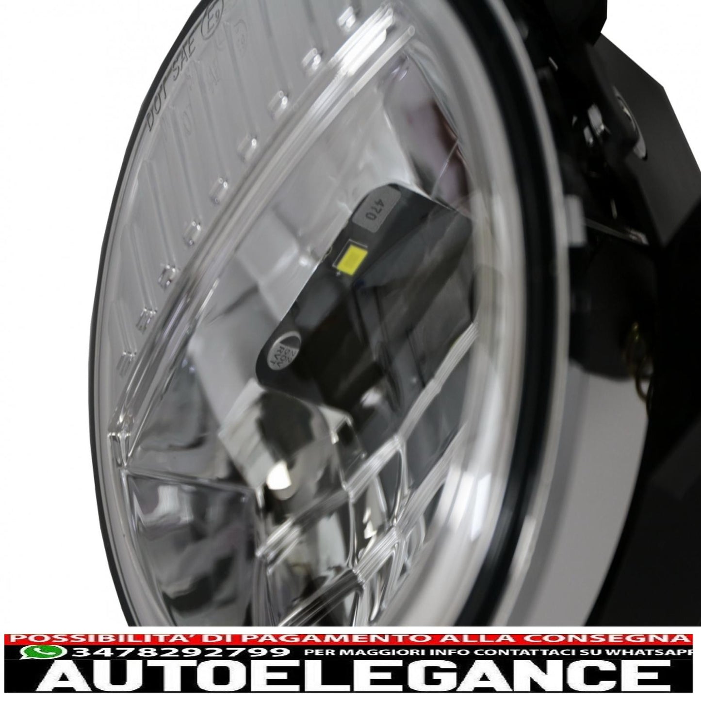 4 inch Full LED Fog Light Fit For Jeep Wrangler JK TJ JL (1996-2018)