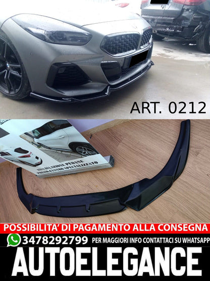 FRONT SPLITTER SUITABLE FOR BMW Z4 G29 2018+ M LOOK SPORT GLOSSY BLACK