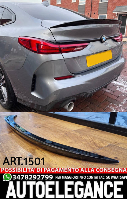 SPOILER SUITABLE FOR BMW 2 SERIES F44 GRAND COUPE 2020+ MSPORT LOOK GLOSSY BLACK