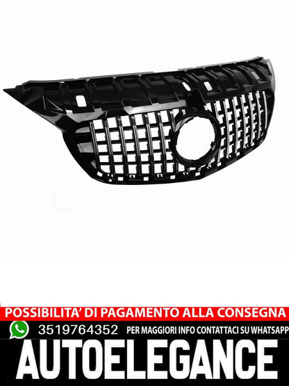 GRIGLIA GT Panamericana adatto per Mercedes CITAN W415 cromato lucido nero