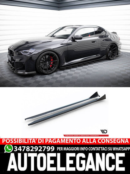 MINIGONNE LATERALI CARBONIO ADATTE PER BMW M2 G87  (2023 - )