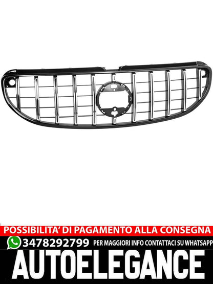 Griglia radiatore GT adatta per Smart Fortwo Coupe Cabriolet cromata nera