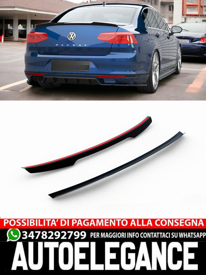 TAPPO SPOILER PPER VOLKSWAGEN PASSAT BERLINA R-LINE MK8