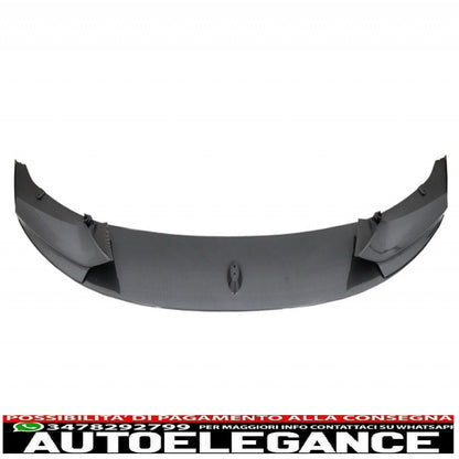 Rivestimento in carbonio per spoiler paraurti anteriore adatto per BMW Serie 5 F10 F11 (2011-2013) con coperture per specchietti Design M-Performance