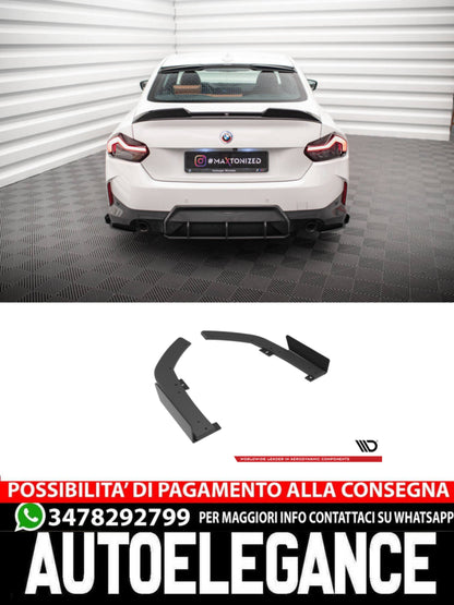 STREET PRO SPLITTER LATERALE POSTERIORE + FLAPS ADATTO PER BMW 2 COUPE M-PACK G42