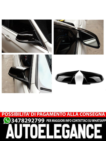 Tappi per specchietti neri sportivi per il cambio si adattano per BMW F20 F21