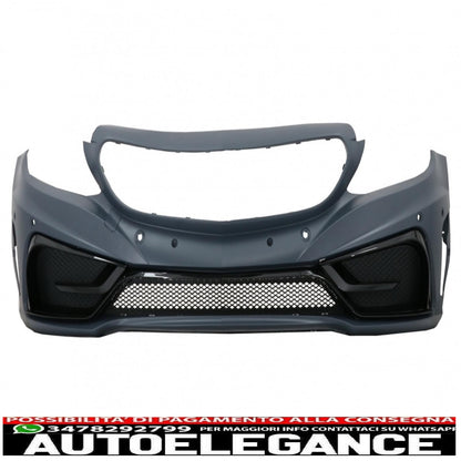 Paraurti anteriore con labbro, cofano motore e parafanghi anteriori adatto per mercedes classe c w205 s205 c205 a205 (2014-2019) design gt