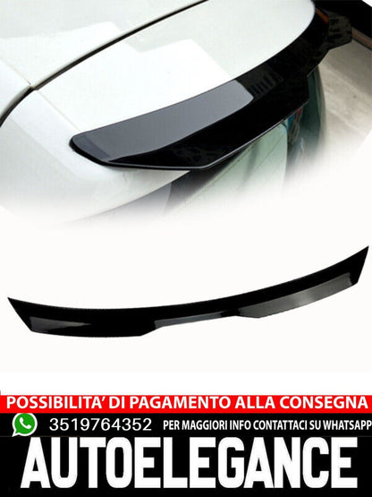 SPOILER SUITABLE FOR VW Golf 6 R GLOSSY BLACK LOOK SPORTY DESIGN BLACK 