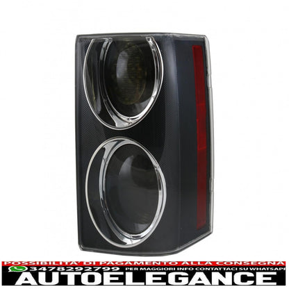 Rear lights suitable for Land Range Rover Vogue III L322 (2002-2009) Halogen Bulb Supercharged Facelift Smoke Edition design