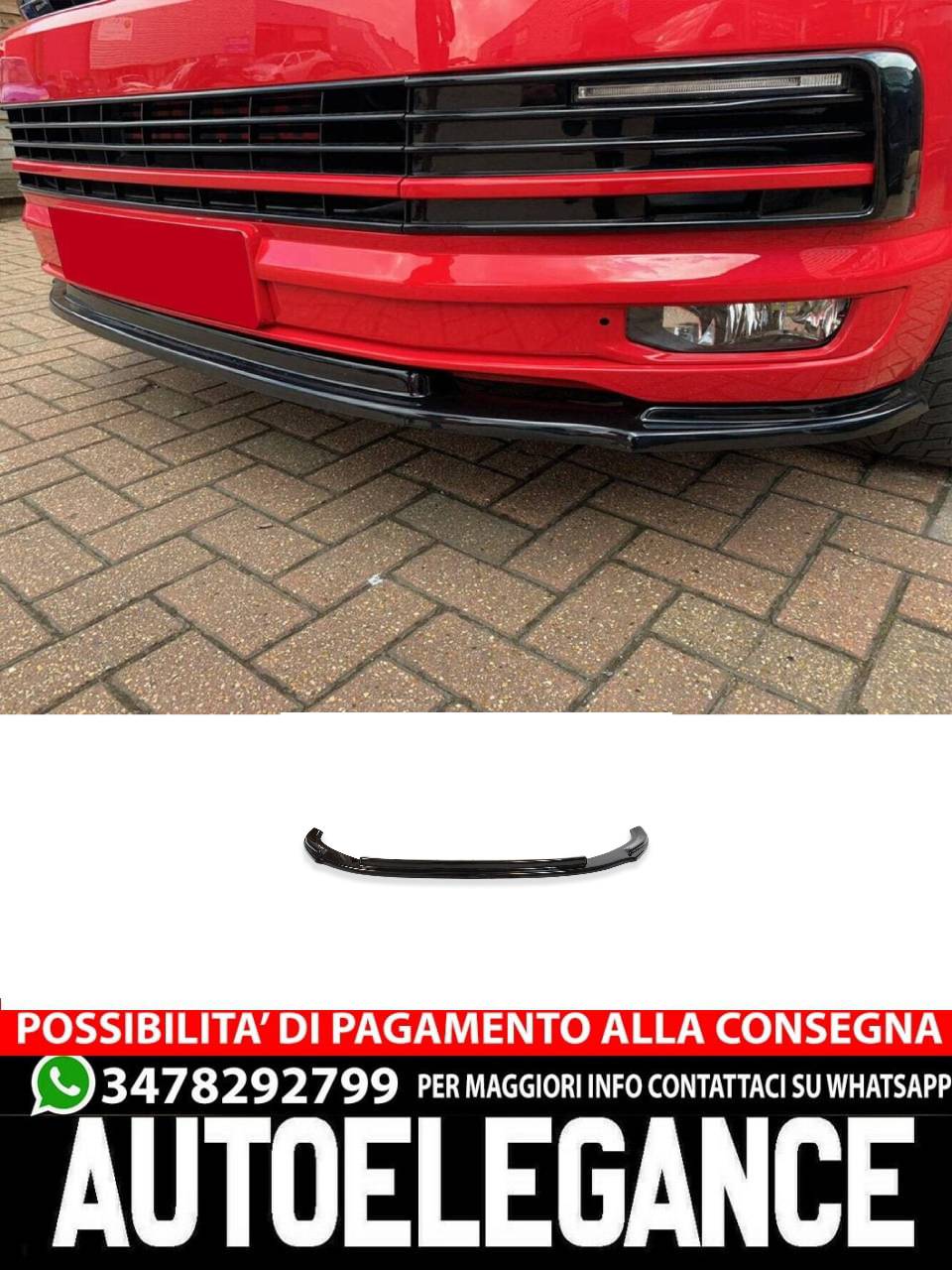 SPLITTER adatto per VW Transporter T6 2015-2019