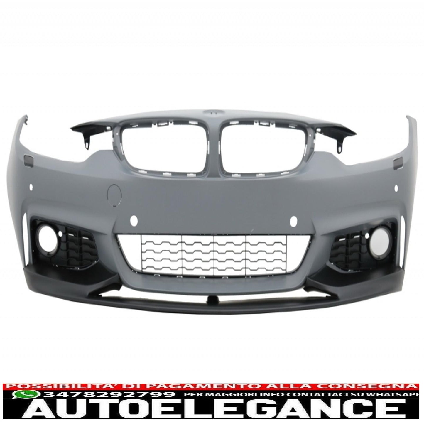complete body kit suitable for bmw 4 series f32 f33 (2013-02.2017) m-performance design with black front fenders and bonnet 
