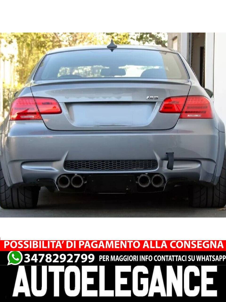 SPOILER personalizzato per BMW 3 E92 E93 2006-2013