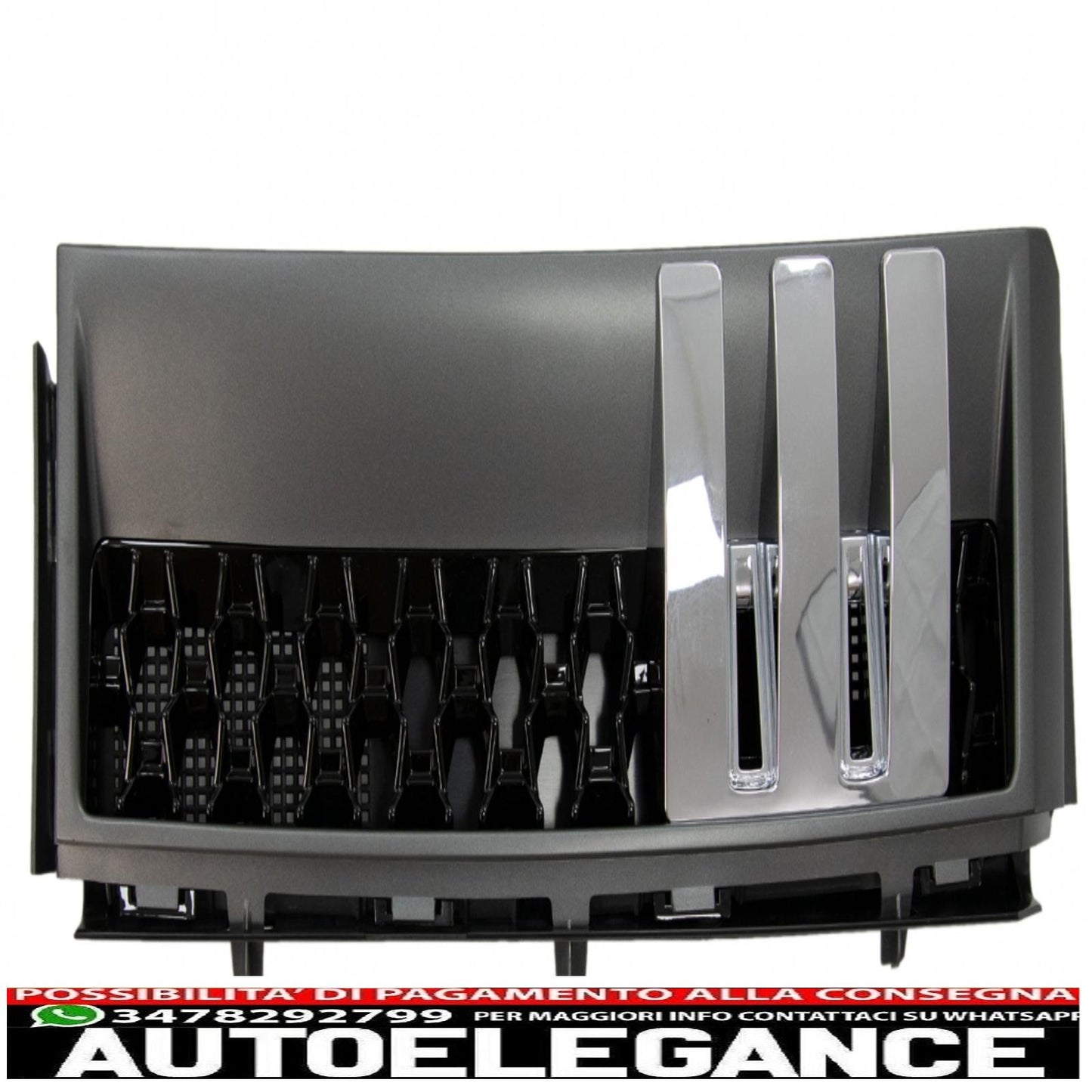 Side vent grilles for range rover vogue iii l322 (2002-2012) black dark grey new design autobiography edition 