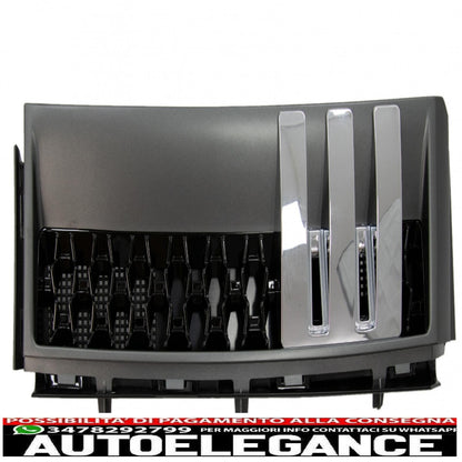 Side vent grilles for range rover vogue iii l322 (2002-2012) black dark grey new design autobiography edition 