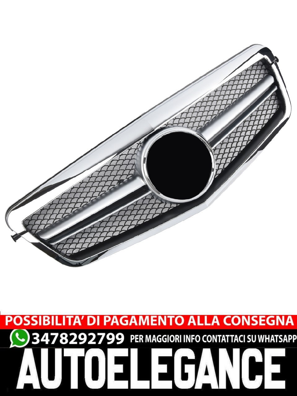 Sports grille for Mercedes W212 S212 E UNTIL 2013 chrome AMG LOOK 