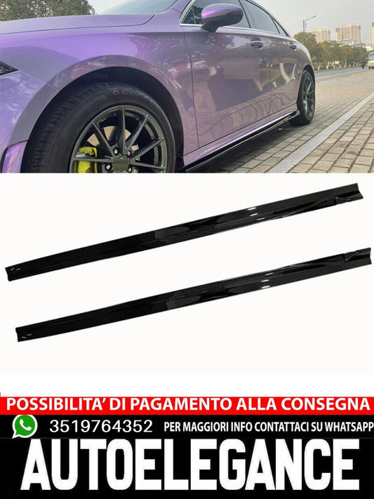 Side skirts suitable for Mercedes A-Class W177 sedan AMG Line A35 A45S 