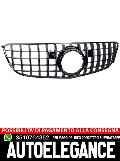 GT Panamericana Grill adatto per Mercedes GLS X166 2015-19 Tutto Nero