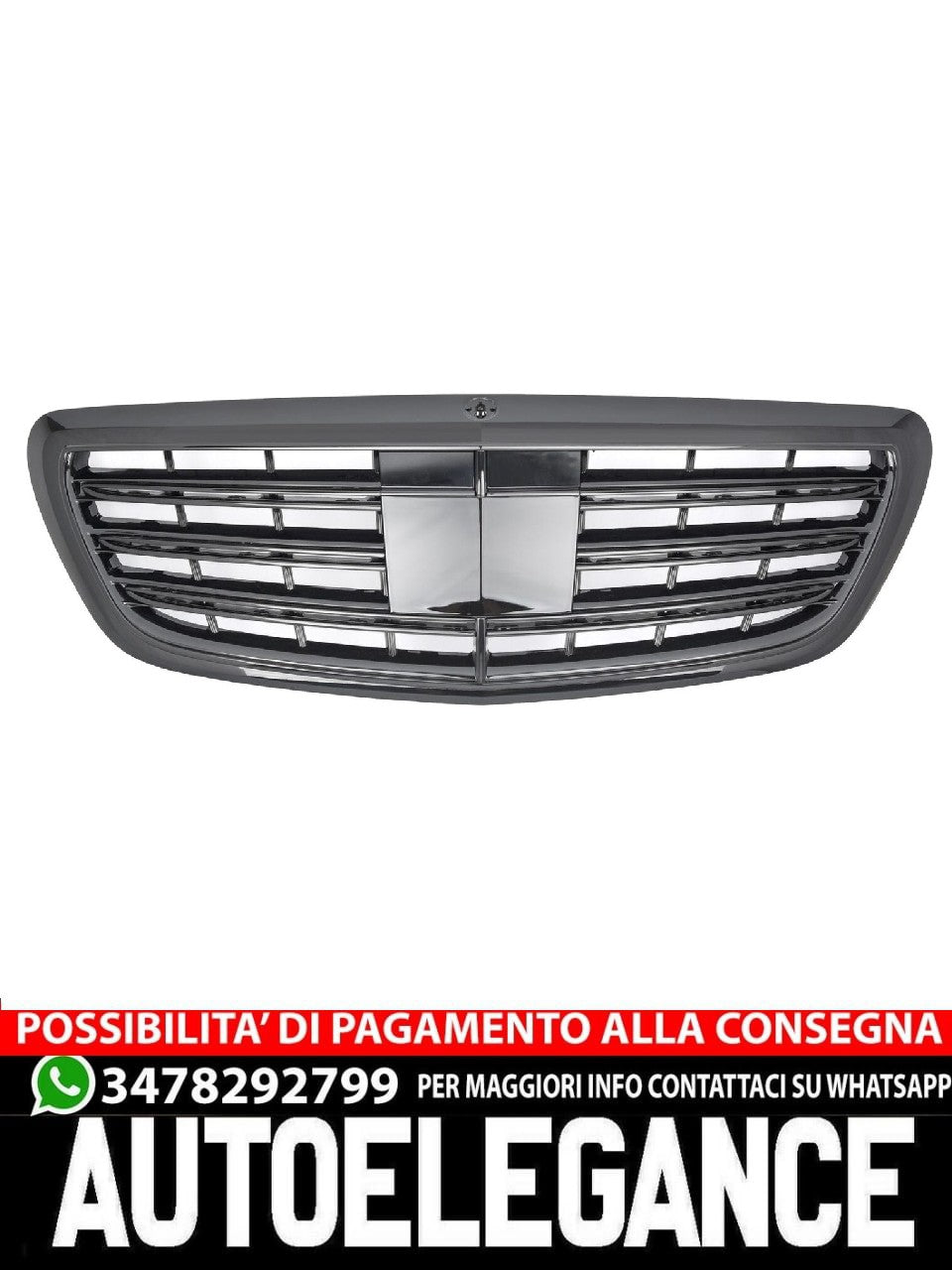 SPORT RADIATOR GRILLE BLACK GRILLE SUITABLE FOR MERCEDES W222 S CLASS 