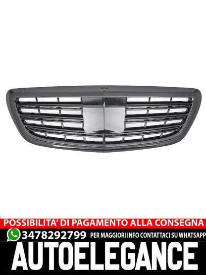 SPORT RADIATOR GRILLE BLACK GRILLE SUITABLE FOR MERCEDES W222 S CLASS 