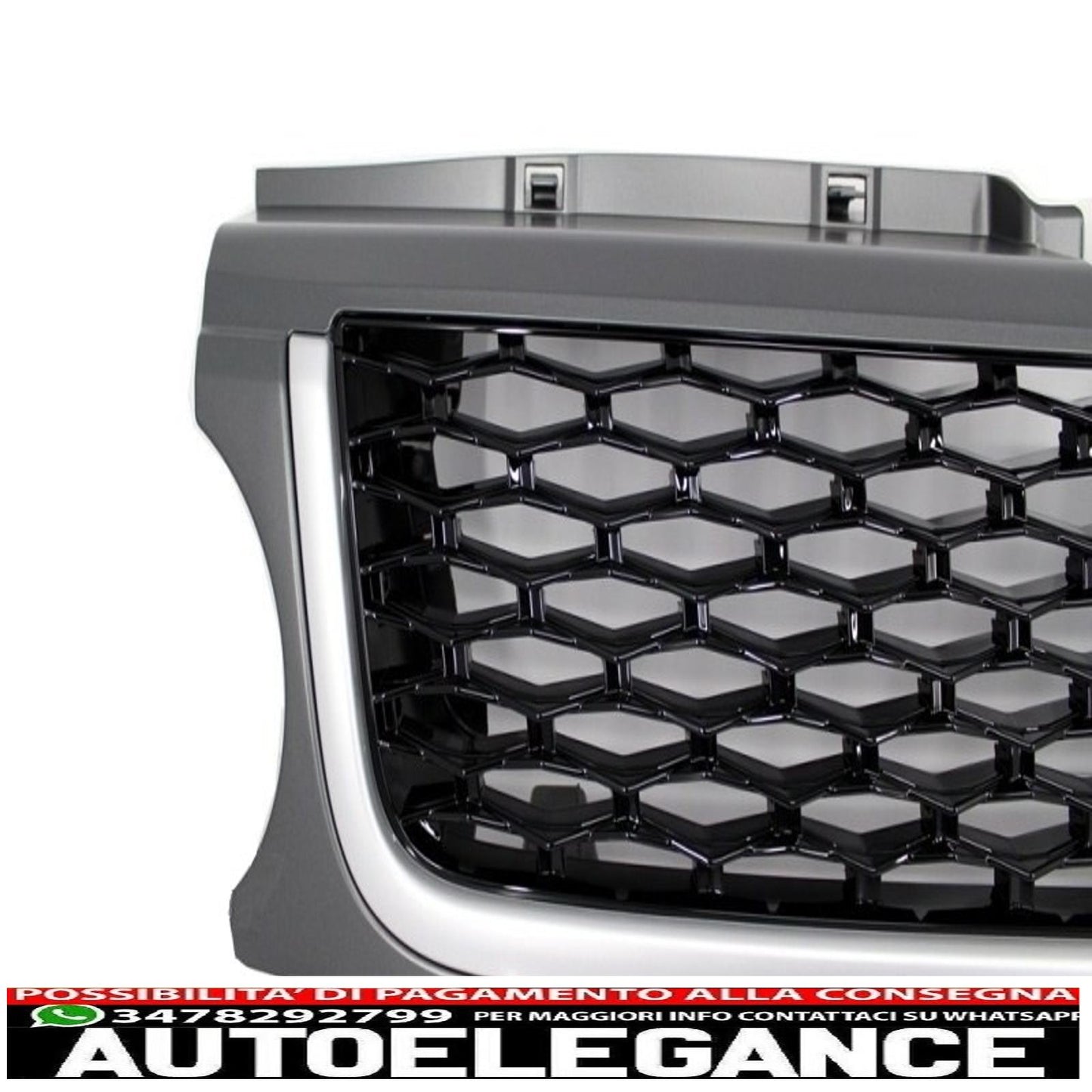 central grille and side air intakes group suitable for land range sport facelift l320 (2010-2013) autobiography look platinum black edition 