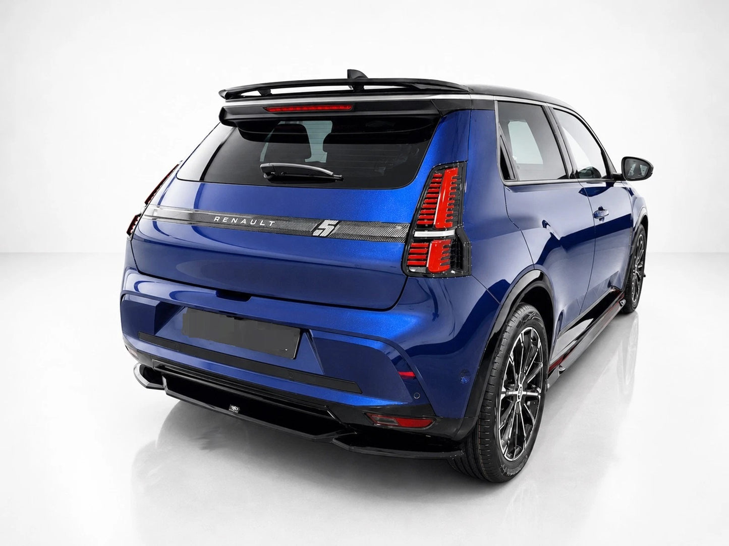 👉Splitter posteriore lucido in ABS nero per Renault 5 E-Tech (2024-)👈