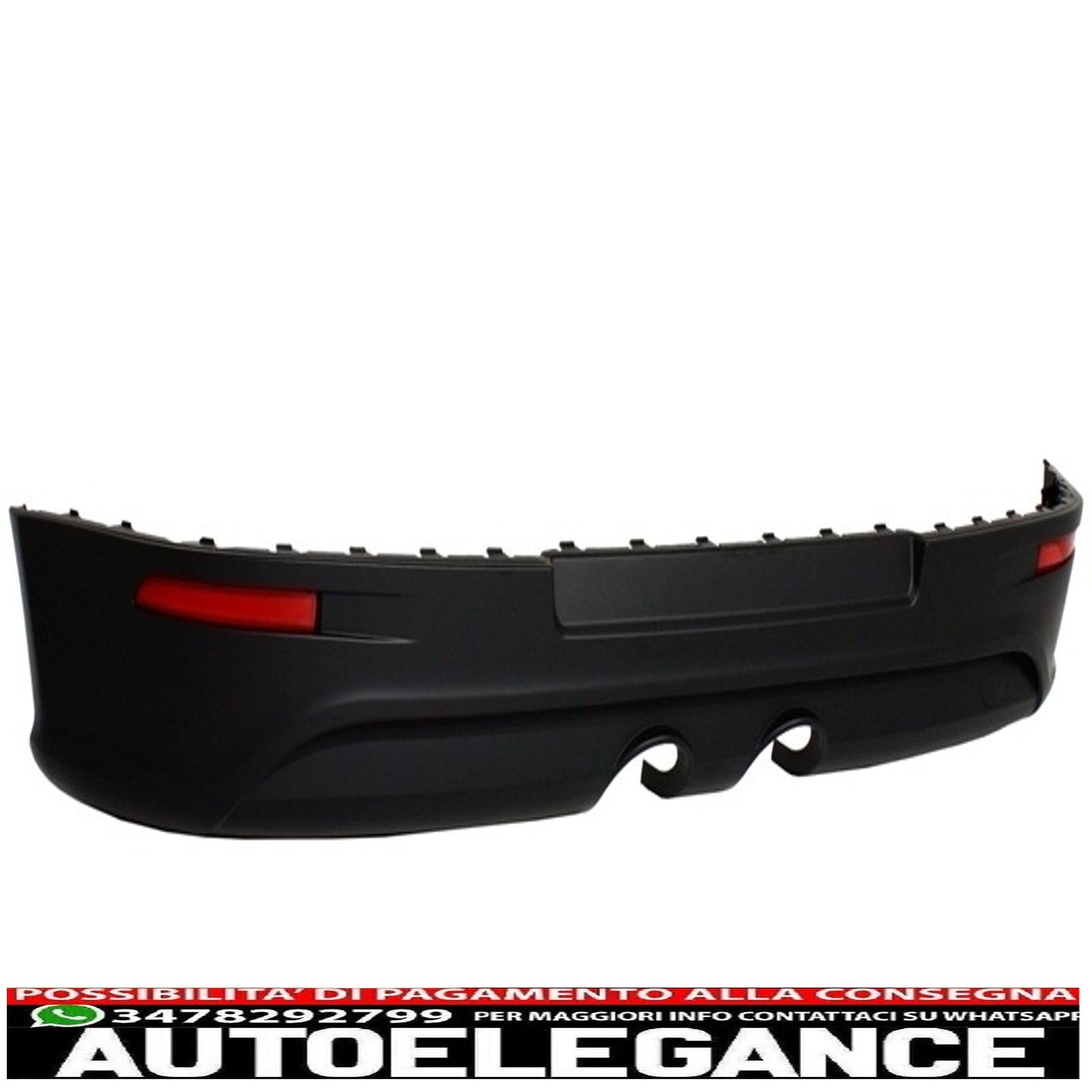 Rear bumper valance extension suitable for vw golf v 5 (2003-2007) look r32