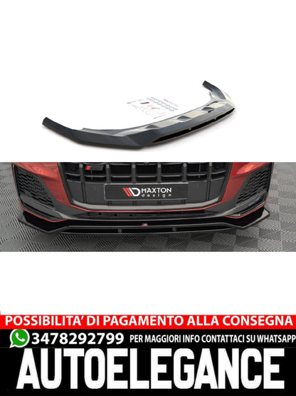 SPLITTER ANTERIORE adatto per AUDI SQ7 /Q7 S-LINE MK2 (4M) FACELIFT  2019-