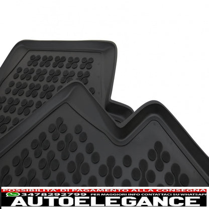 Black rubber mat suitable for opel insignia 2017 -