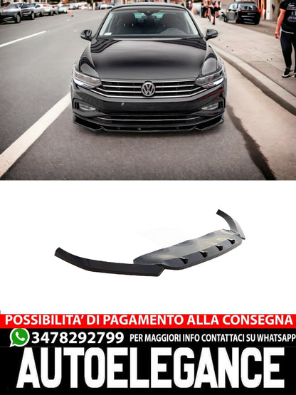 FRONT SPLITTER V.1 SUITABLE FOR VOLKSWAGEN PASSAT B8 FACELIFT 