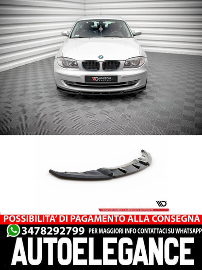 SPLITTER ANTERIORE ADATTO PER V.3 BMW 1 E81 FACELIFT  (2007-2010)