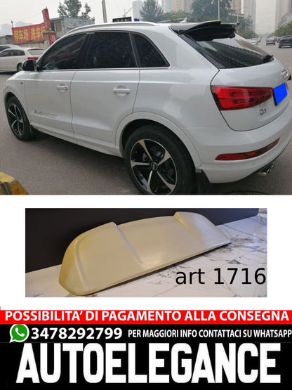 SPOILER ADATTO PER AUDI Q3 8U 2011-2018 LOOK RS DESIGN GREZZO