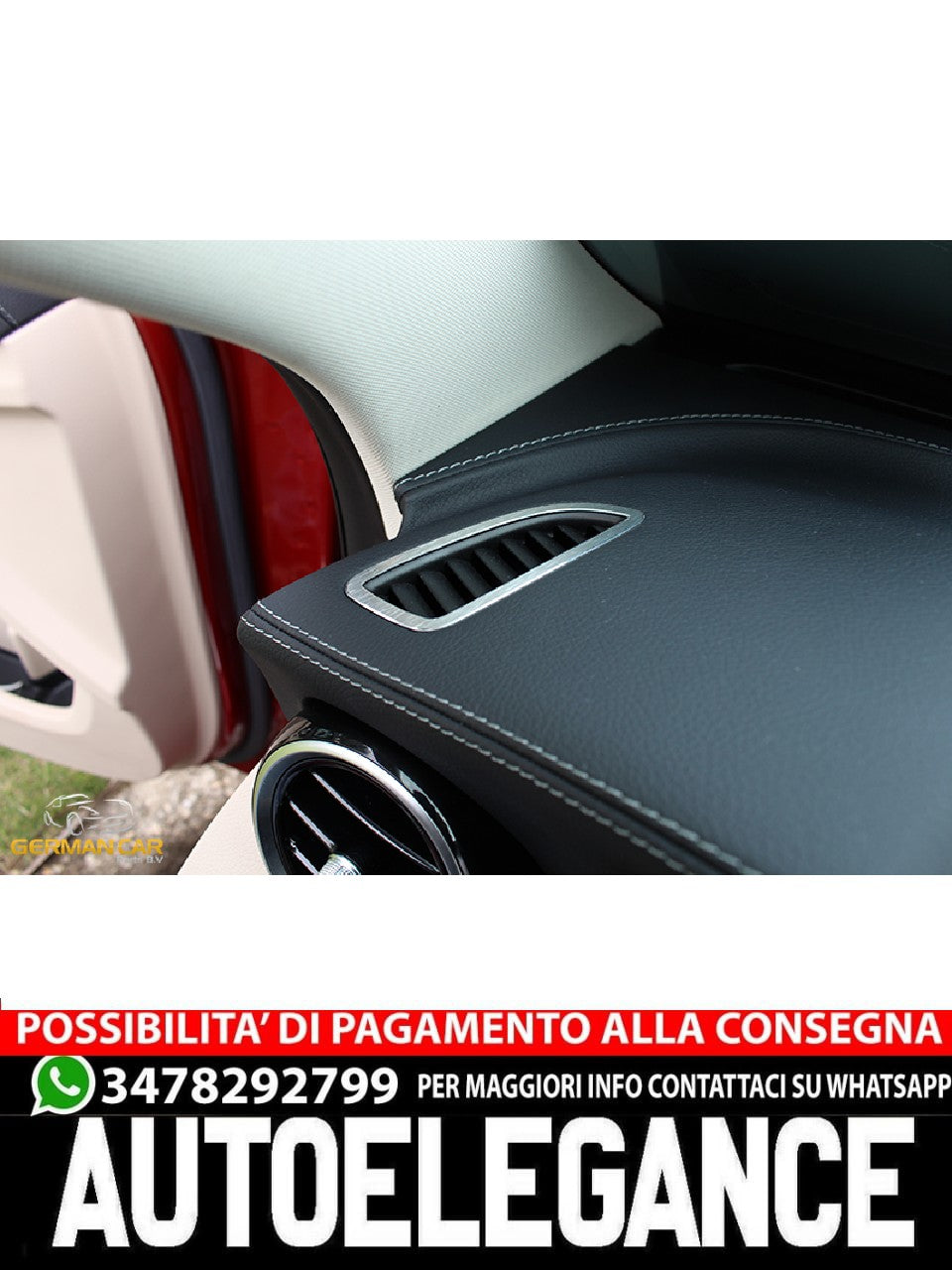 Per Mercedes W205 Classe C pannelli alluminio telaio ugelli aria ventilazione