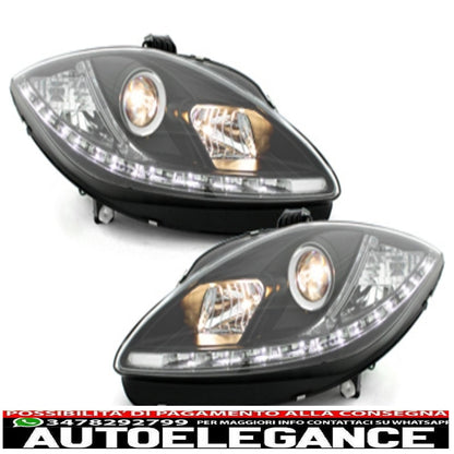 Fari d-lite adatti per Seat Leon 1p 09+ luce di marcia diurna_bla