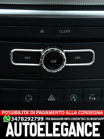 For Mercedes A CLA and GLA chrome frame panel radio remote control 