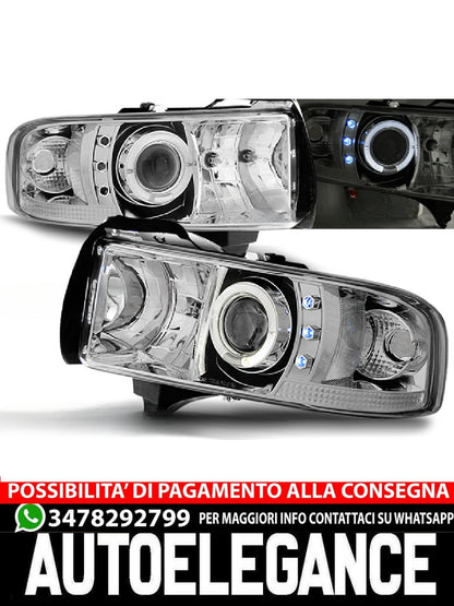 FARI ANGEL EYES  ADATTI PER DODGE RAM 94-01  CROMATI