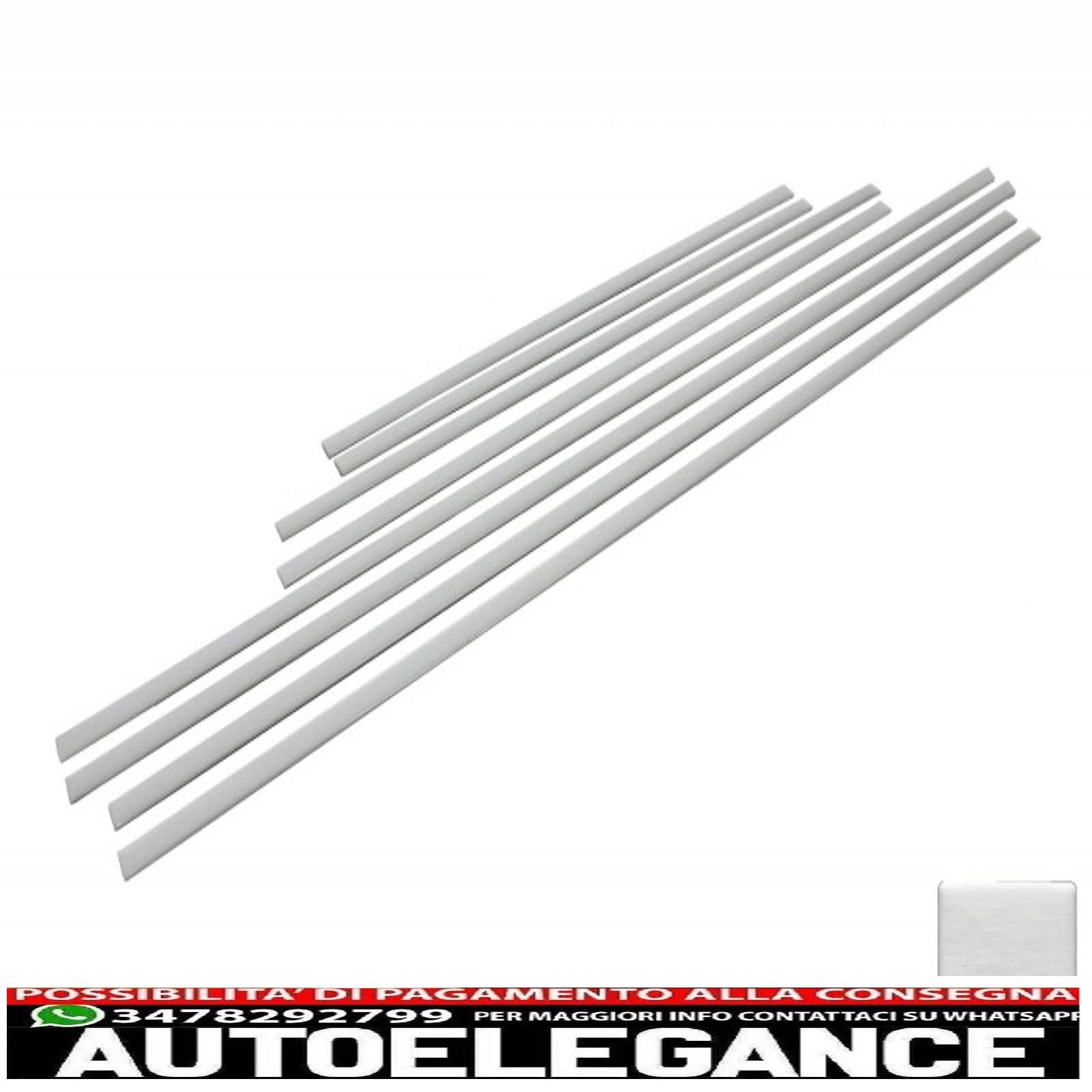 aggiungi strisce modanature porte con decalcomanie laterali adesivo in vinile nero opaco e luci di svolta adatte per mercedes classe g w463 (1989-2015) AUTOELEGANCERICAMBI