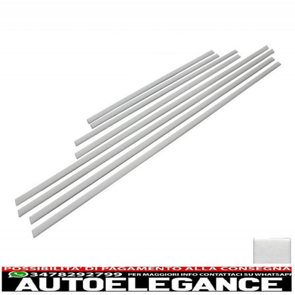 aggiungi strisce modanature porte con decalcomanie laterali adesivo in vinile nero opaco e luci di svolta adatte per mercedes classe g w463 (1989-2015) AUTOELEGANCERICAMBI